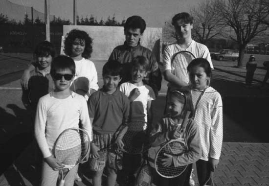 Quelques membres du tennis-club potoirs